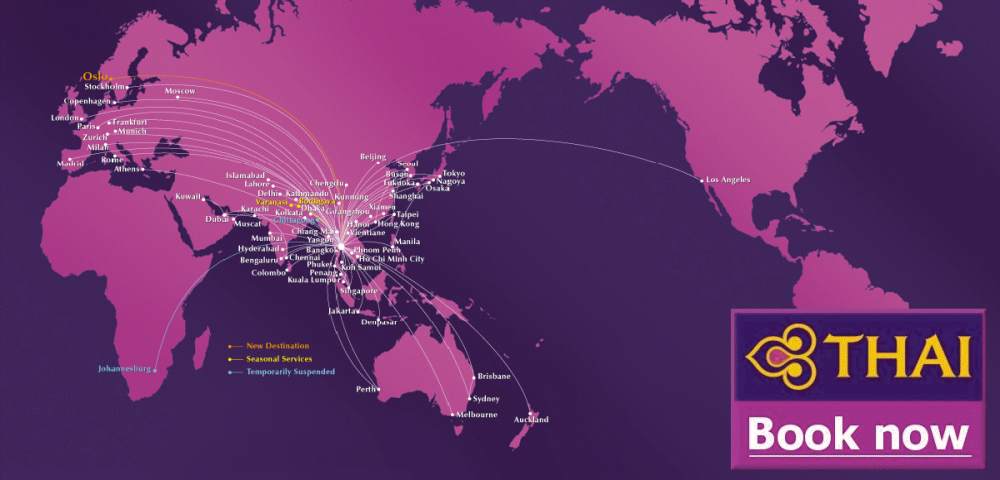 flugrouten thai-airways flge buchen